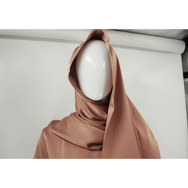 Custom Ladies' Two Piece Set Spring Autumn Solid Color Fashion Slacks Crepe 2 Piece Set Women Muslim