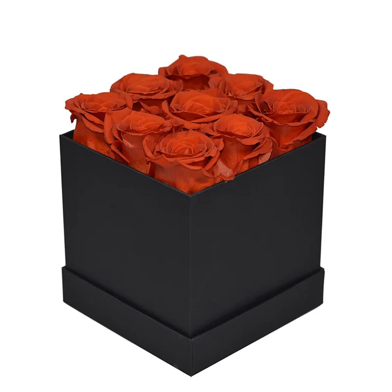 Caja De Regalo De Flores Preservadas,Diseño Personalizado De Sombrero,Rosa  Eterna Para Rosa Preservada En Cajas - Buy Y Rosas,Amazon Rosa Caja De  Regalo Día De La Madre,Regalo De Día De San Valentín