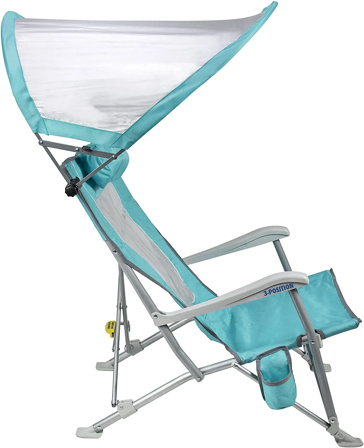 Folding Aluminium Camping Chair Waterside Reclining Portable Backpack
