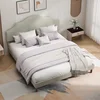 Beige + Fabric + King