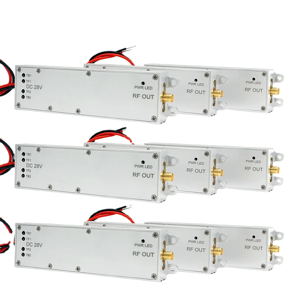 작은 크기 고출력 20W 광대역 433-2500Mhz 900Mhz 1.5G 2.4G RF PA 무선 파워 앰프리파이어 모듈 드론/무인항공기(UAV) 방지 시스템용