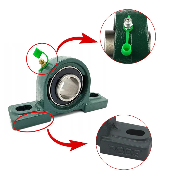 Cuscinetto Del Blocchetto Di Cuscino Dell'acciaio Inossidabile Sucfpl 205-16 Ssu - Foto 3