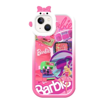 Antiman Cartoon Wavy Pink Little Girl Doll Fashion Phone Case For ...