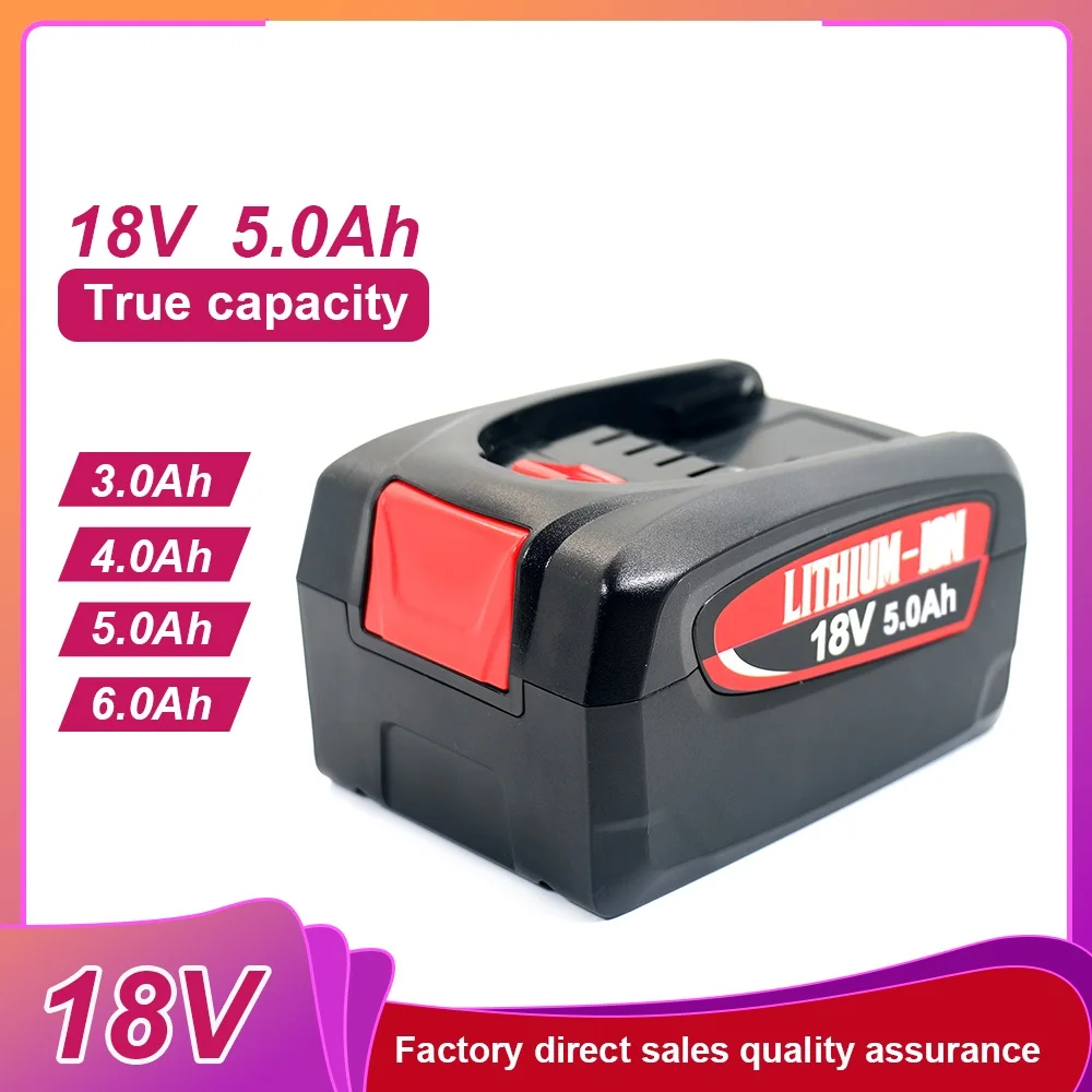 18V 5Ah High Capacity Li Ion Battery Compatible with BAT623 Concrete Drilling Metal Cutting Tools for Bosch Professional 18V
