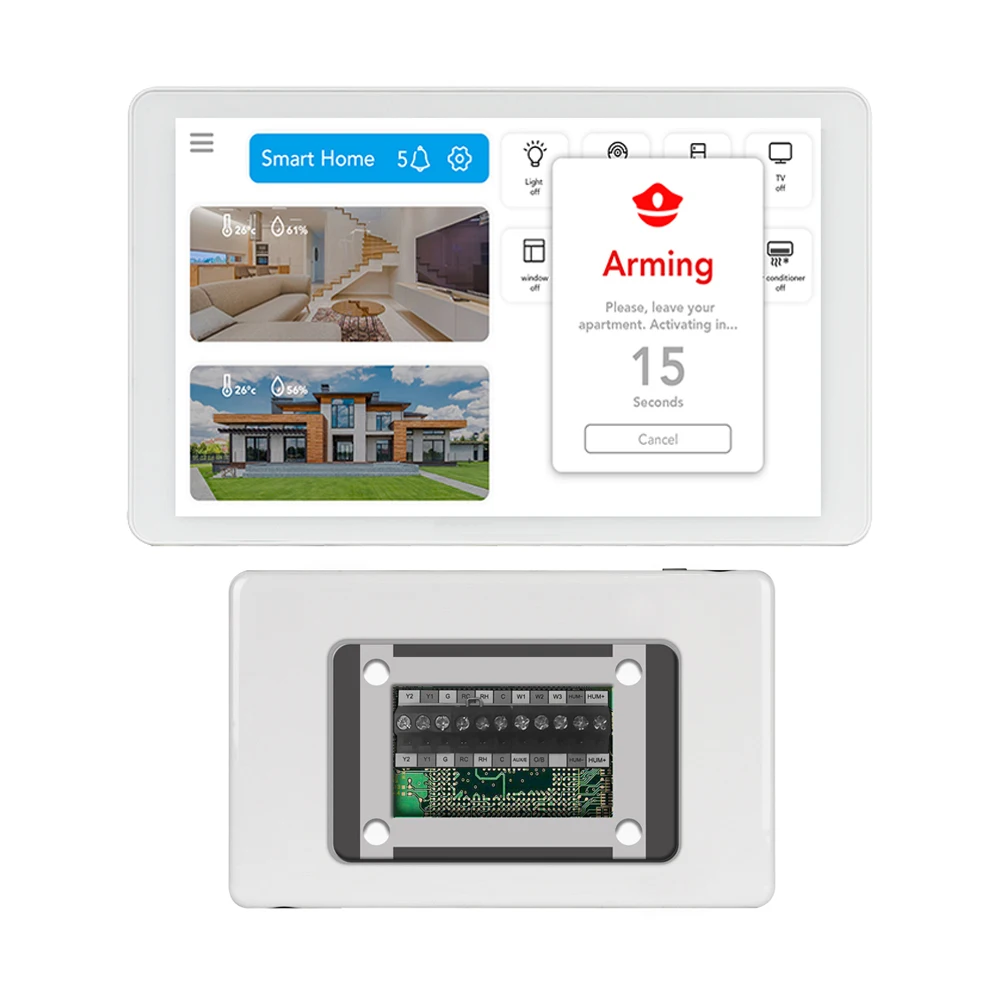 Smart Home Automation Android POE Tablet Touch Panel 8inch POE Android Tablet Zigbee Zwave KNX RS485 Wall-mount Tablet Android