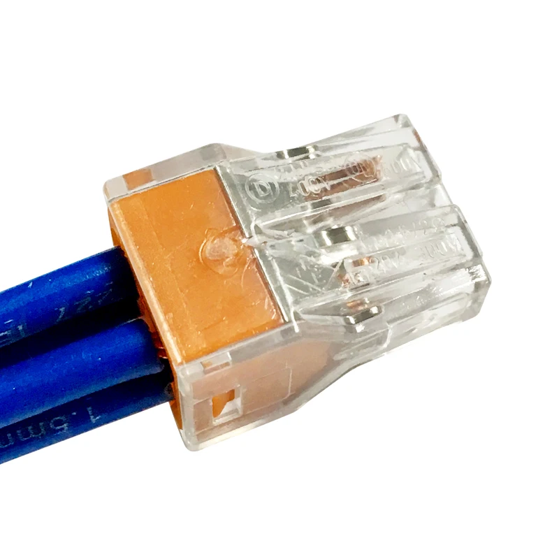 WAGO Original 773-104 Quick Connections 4 Conductor Push in Wire Connector for Junction Boxes