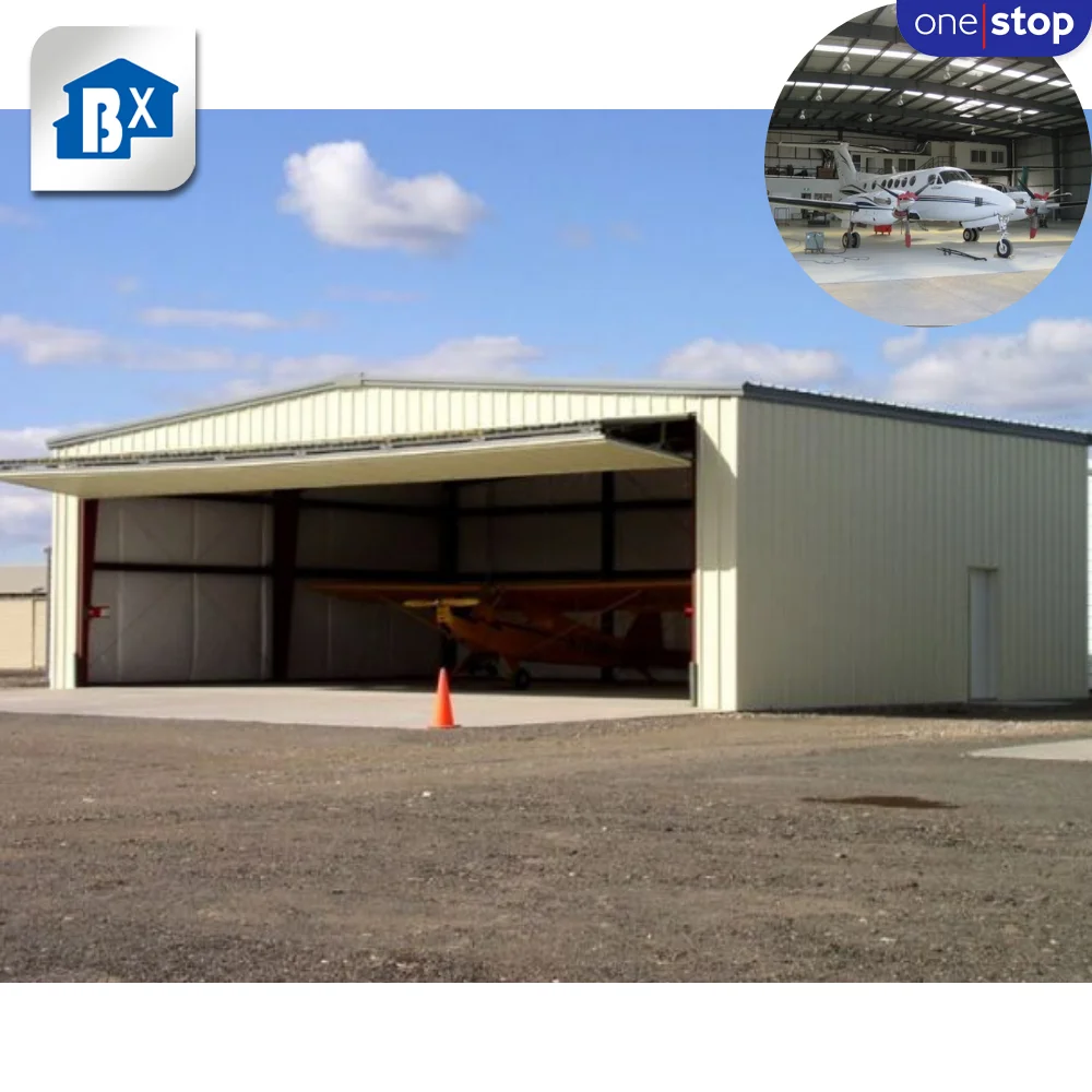 Customizable Prefab Aircraft Storage Hangars One-Stop Workshop Solution for Secure Storage Prefabricated Steel Hangar