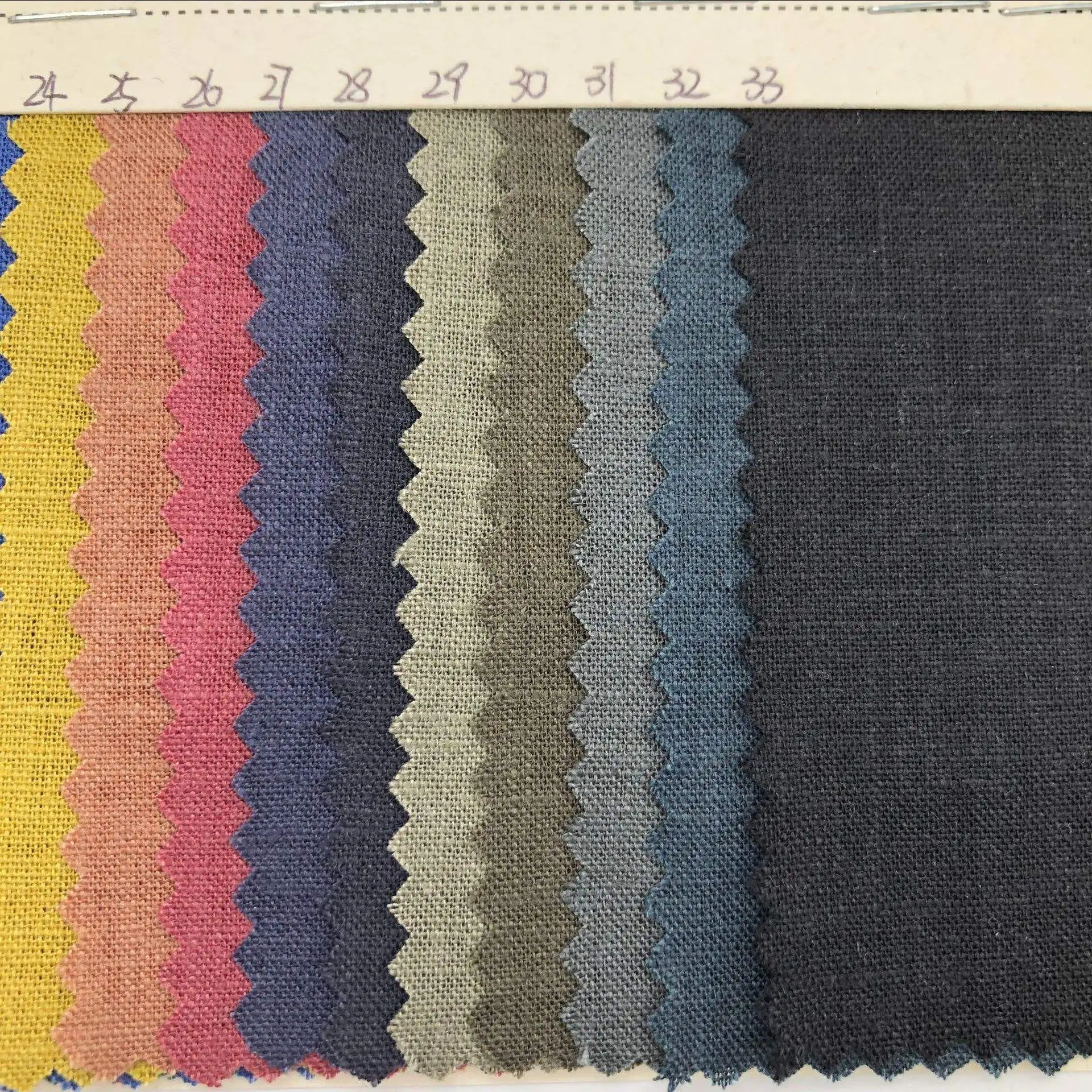 Индивидуальная простая натуральная Органическая льняная ткань 60 и 40 хлопчатобумажная для одежды