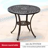 9-Pattern round table D78