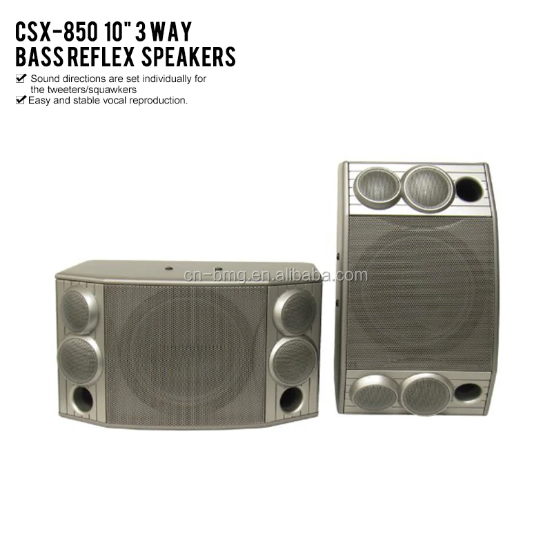 Top品質CSX-850 10インチ3-Way PA Bass Speakers Pair djボックススピーカーのための販売のための専門スペアパーツ|  Alibaba.com