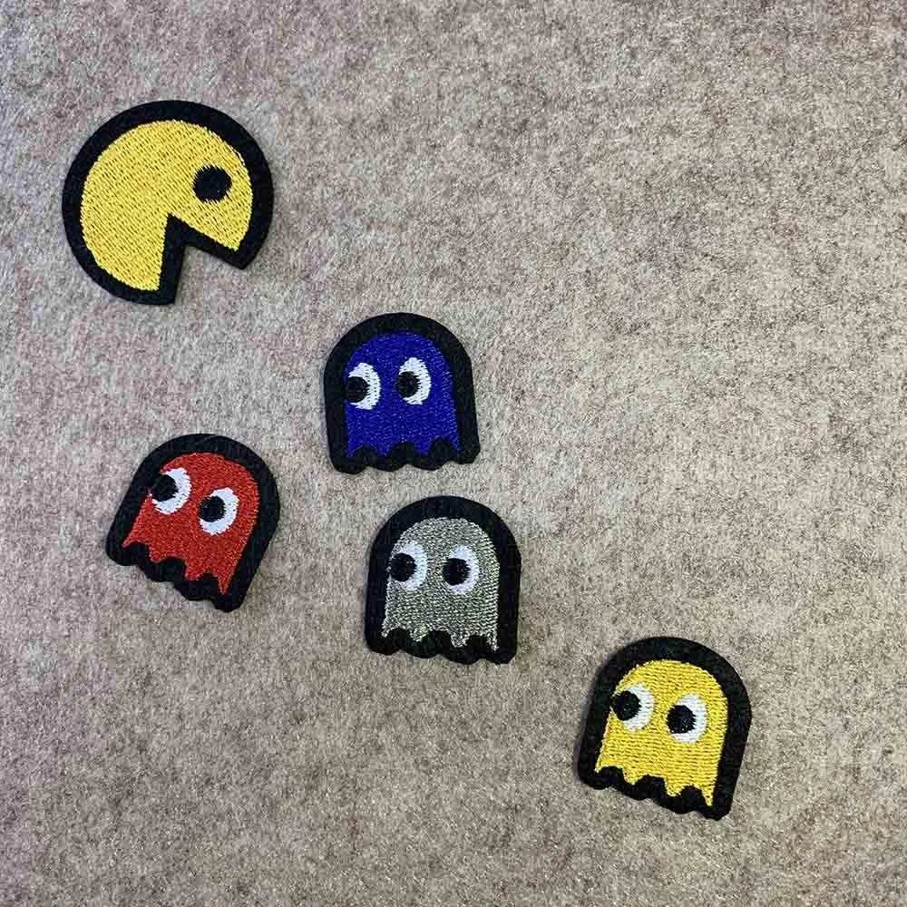 Pacman Iron on Patch Funky Retro 80s Game Patch