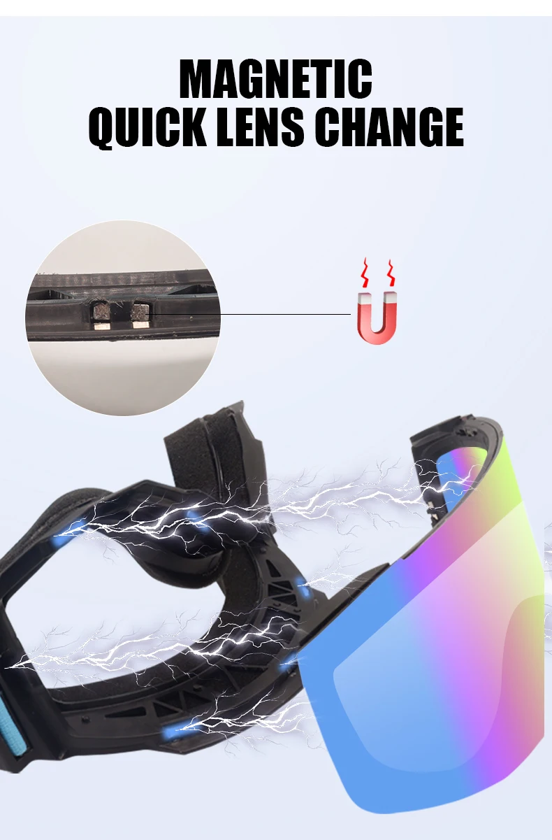 Hot Sale Amazon Google Board Eyewear Uv400 Twolayer Lens Goggle