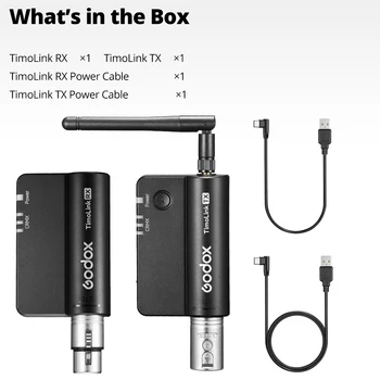 TimoLink TX/TimoLink RX Wireless DMX Transmitter with Built-in LumenRadio CRMX Transmitter for up to 984 'remote Transmission product image