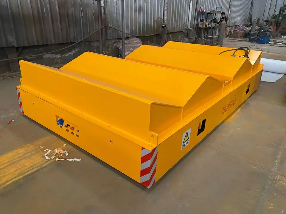 Trackless Transfer Cart Intelligent Heavy Loading Ladle Rail Transfer Trolley for Steel Plant