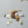 Cotton star and moon bed bell-long version
