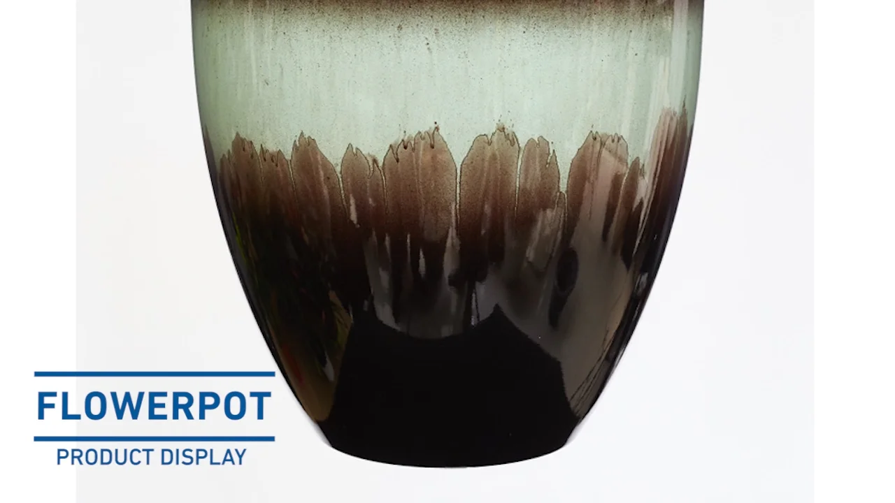 Wholesale Glaze Resin Pottery Plastic Egg Plant Pot Large Planter