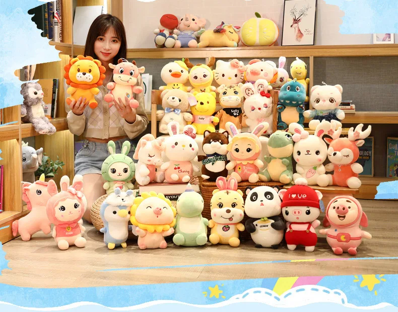 Songshantoys Peluches Mini Kawaii Cute Small Custom Soft Stuffed Animal