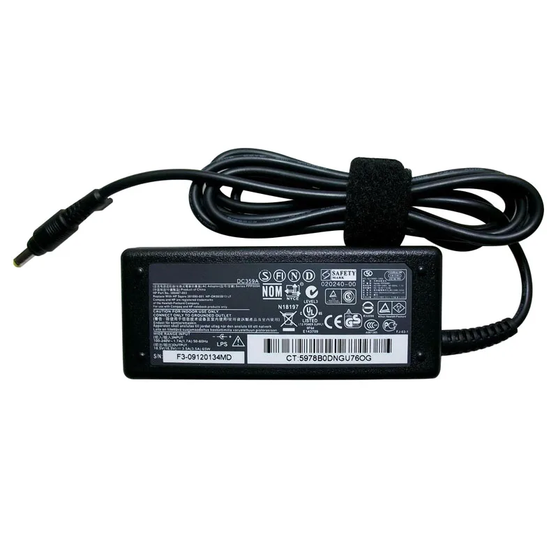 Incomodidad Hablar Picante Source Genuine 18.5V 3.5A 65W 4.8*1.7mm ac laptop adapter for HP Compaq 610  620 530 510 550/universal laptop charger 18.5V 3.5A for HP on m.alibaba.com