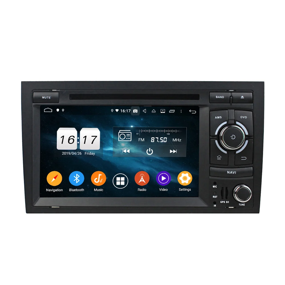 Kd-7038 Hot-sell Android 10 Px6 7 Inch Autoradio Car Audio Video Dvd Player  For  A4 2002-2008 - Buy Radio Car Android 9 System Px6 Six Core 7 Inch  Screen Car Multimedia