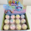 Rainbow-colored crispy handmade balls-7 cm