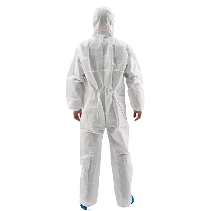 Full body protection suit breathable disposable hazmat chemical workwear for painters