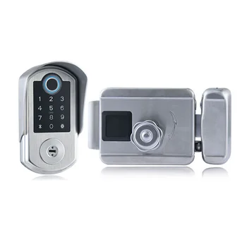 Best Price Waterproof Outdoor Password Code Card Key Tuya Wifi BLE Smart Door Lock