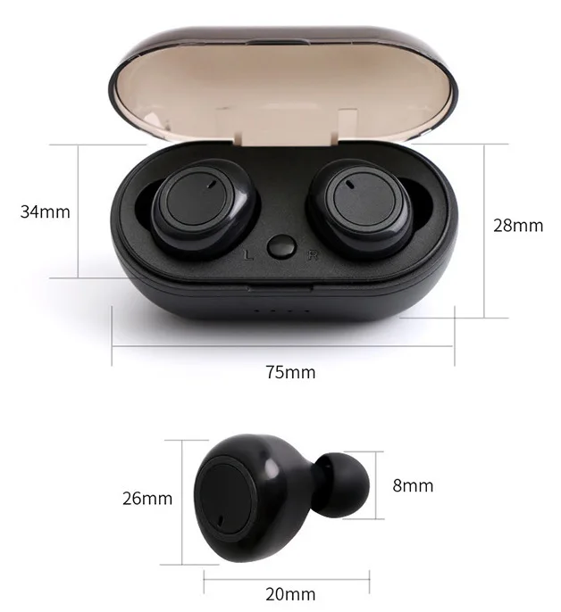 Bluetooth Earphones Touch 2 本体 Bluetooth5.0 ワイヤレスイヤホン TOUCH TWO C3 左右独立型 両耳