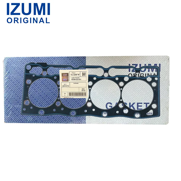 Прокладка головки блока цилиндров IZUMI ORIGINAL V1505, детали дизельного двигателя для тракторов, генераторов и экскаваторов Kubota, оригинальные и неоригинальные комплектующие для замены