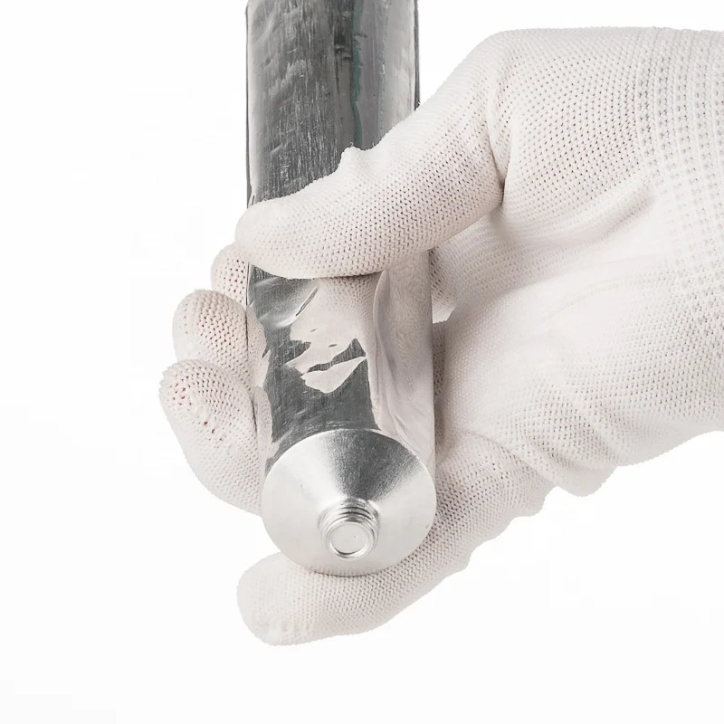 Customized Printing Holographic Stamping 90g Collapsible Hand Cream Cosmetic Aluminum Packaging Tube