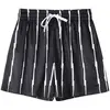 04 Striped-black White