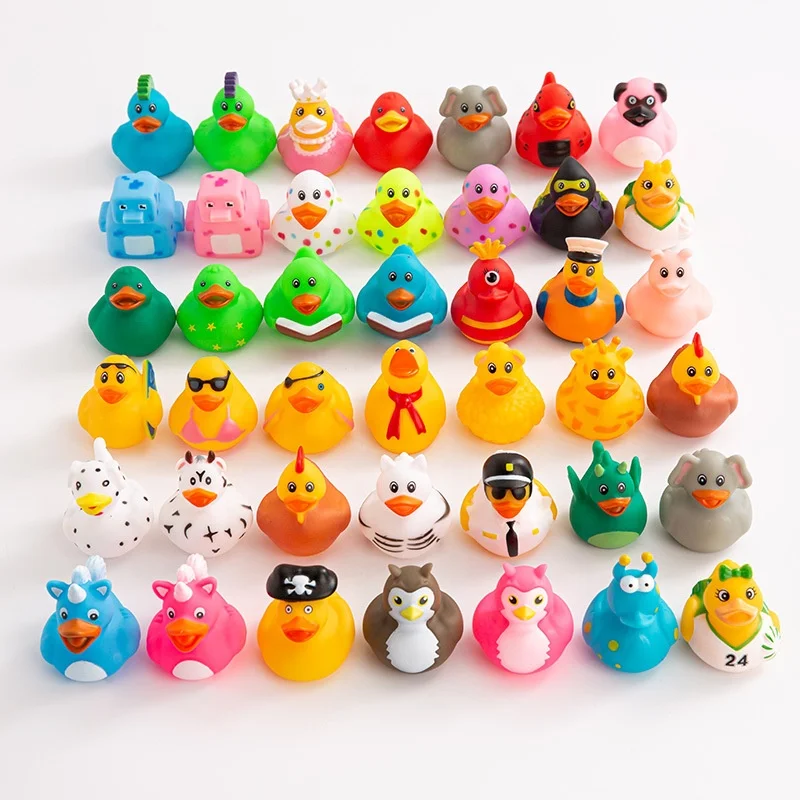 King Silver Glitter Eco Friendly Bath Toy Animal Duckie Float Luxury In ...