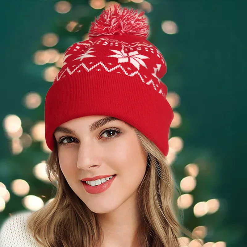 christmas wool hat