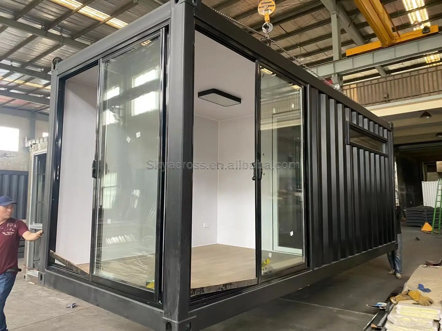 Modern Prefab 20ft Container Office/ Container Showroom Modular Mobile ...