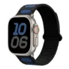 Negro con azul medianoche (solo correa de reloj)