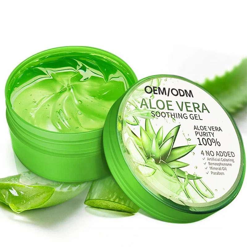 Aloe vera gel OEM увлажняющий уход за кожей гель алоэ крем для лица