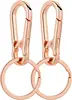Rose gold key buckle