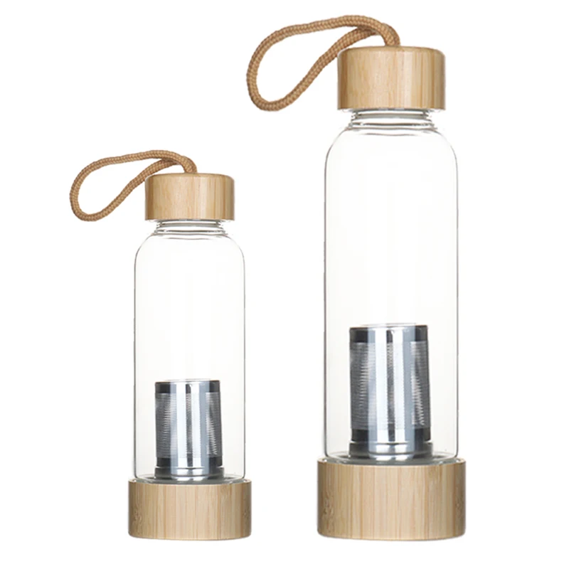 Tea Infuser Bottle Borosilicate Glass Cheap 550ml Glass Cup Water Set  Glass Tumbler Business Gifts