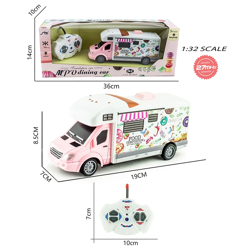 Kidsfun Action Ice Cream Vending Truck RC Cars Remote Controller