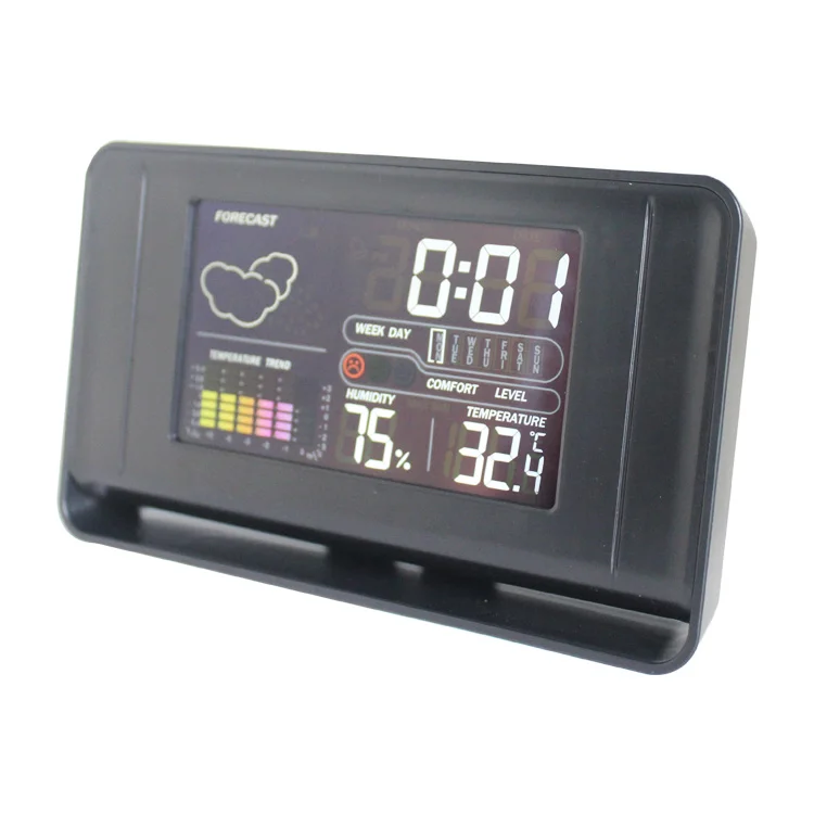 Hot Sale Table Alarm Clock Barometer Household Sensor Module Measure Multiple Parameter Meteorological Weather Station