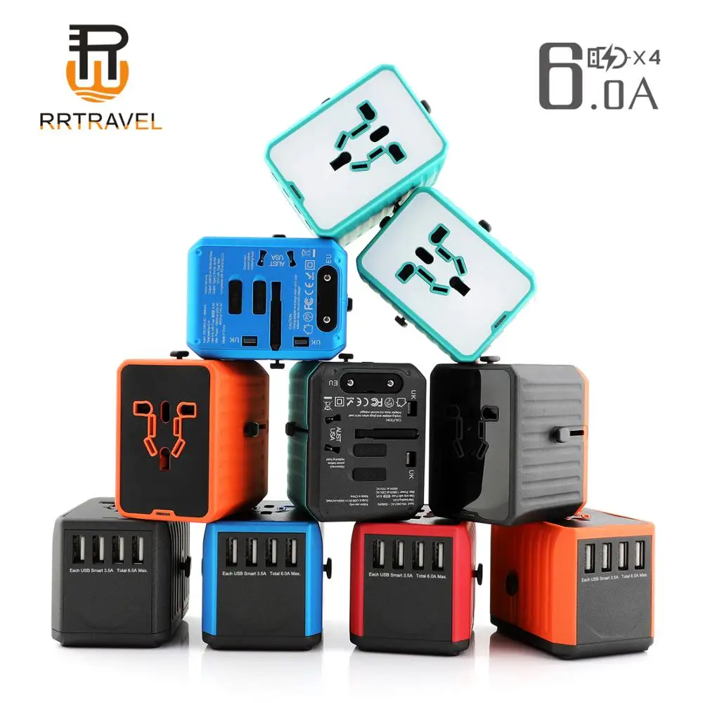 Universal Travel Adapter Type C PD 30 W Plug All in One Travel Adapter Universal World Wide Travel Charger Adapter Plug