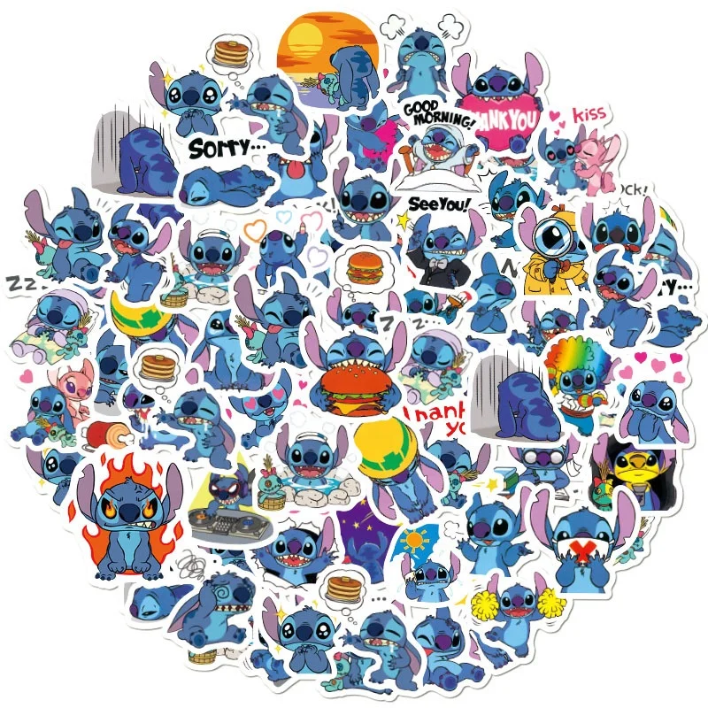  50Pcs Stitch Stickers, Cute Lilo & Stitch Vinyl