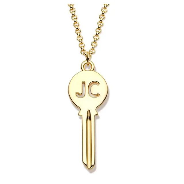 personalised key necklace