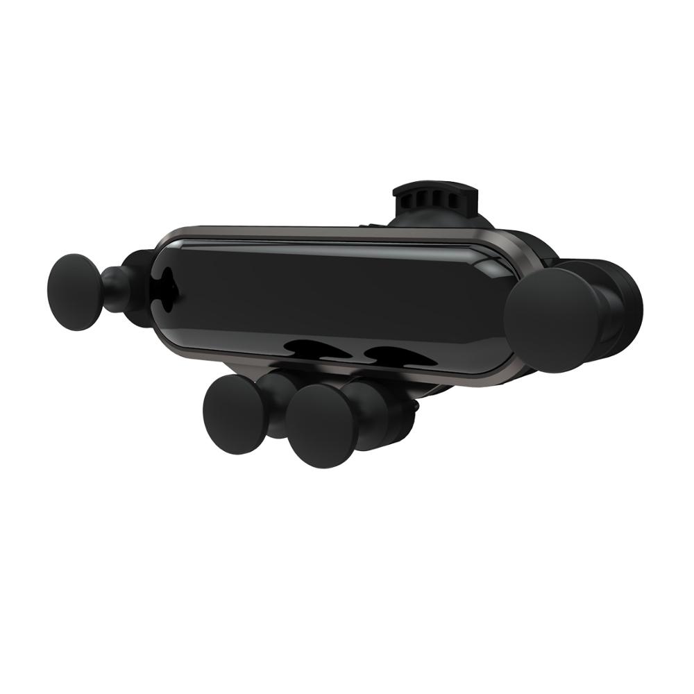 Гравитационный автомобильный держатель с поворотом на 360 градусов, гибкий держатель для мобильного телефона с креплением на вентиляционное отверстие