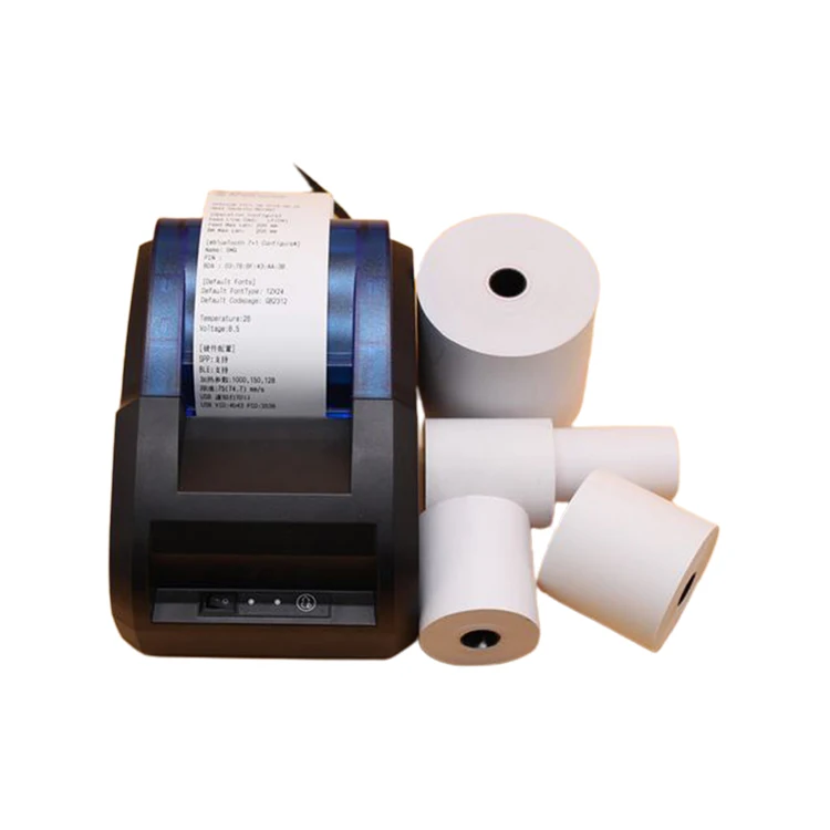 High Quality 100% Pure Wood Pulp Thermal Cash Register Paper Roll 80x80 Mm for POS ATM Bank