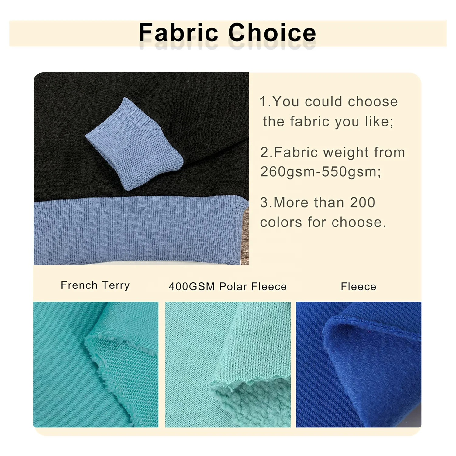 JL74D Breathable Top Heavyweight Long Sleeve Stand Collar Solid Quarter Zipper Pullover Oversized Quarter Zip Sweatshirt