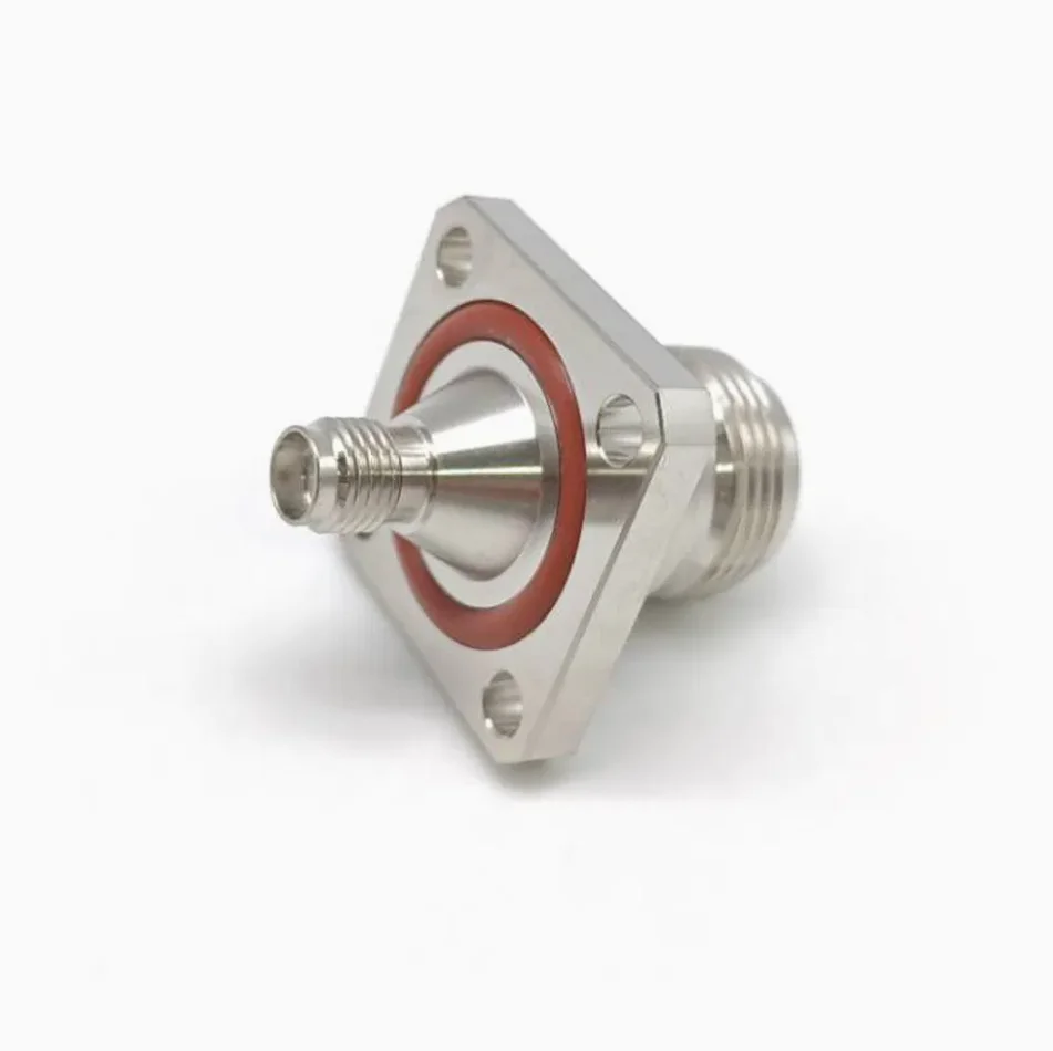 RF Coaxial Connector Adaptor N Female Panel Mount to SMA Female