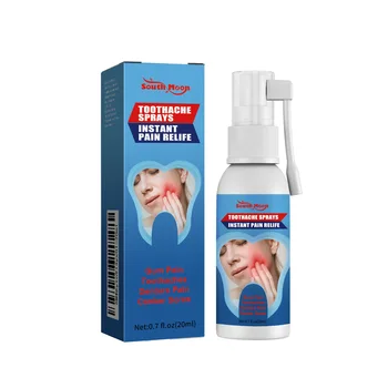 South Moon Hot Selling 100% Natural Chinese Medicine Tooth Care Teeth Pain Relief Treatment Toothache Spray Toothache Spray Gum