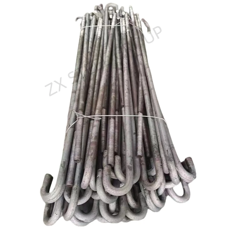 Warlf Rails J-shaped Wharf Rail Concrete Tank Embedded Bolts - Reliable Fastening
