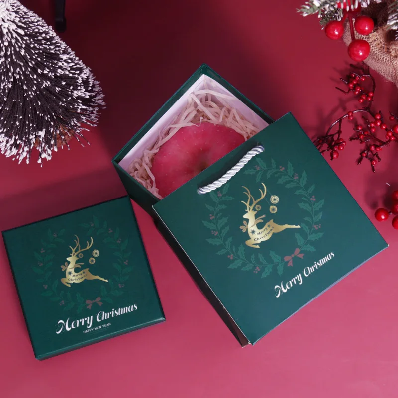 Christmas Nesting Gift Boxes Elegant and Fun Santa Designs Hard Christmas Boxes Perfect for Wrapping Presents or Xmas Decor