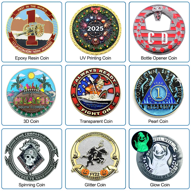 Fast Delivery Custom Commemorative Coin Maker Antique Gold Plated Souvenir 3D Die Cast Design Hollow Challenge Coin